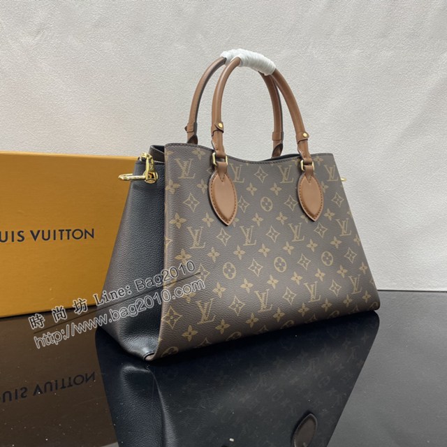 Lv路易威登2023專櫃新款Opéra中號手袋 LV老花粒面皮革手提肩背女包 M46495 ydh5061